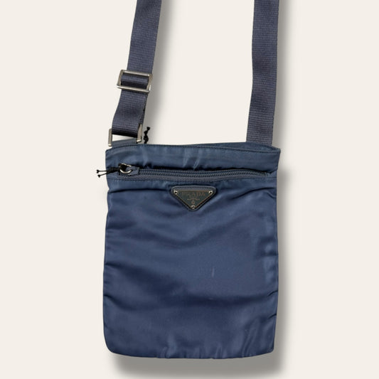 Prada shoulder bag navy