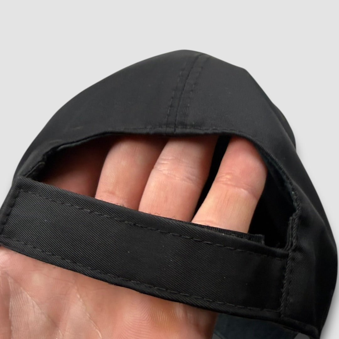 Prada nylon & denim cap black - Medium
