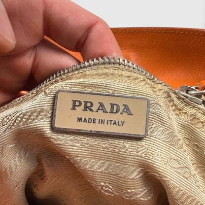 Prada tote bag orange