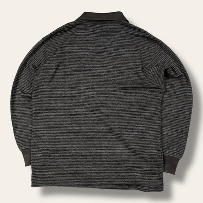 Yves saint laurent longsleeve polo brown
