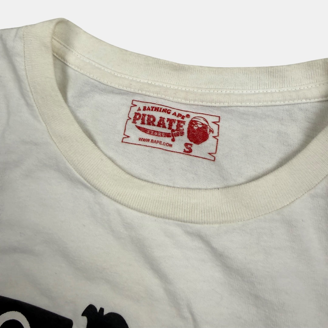 Bape pirates tee white - Small