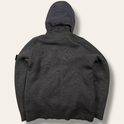 Stone Island double lined jacket grey - Large