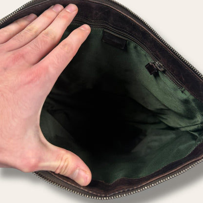 Gucci canvas shoulder bag