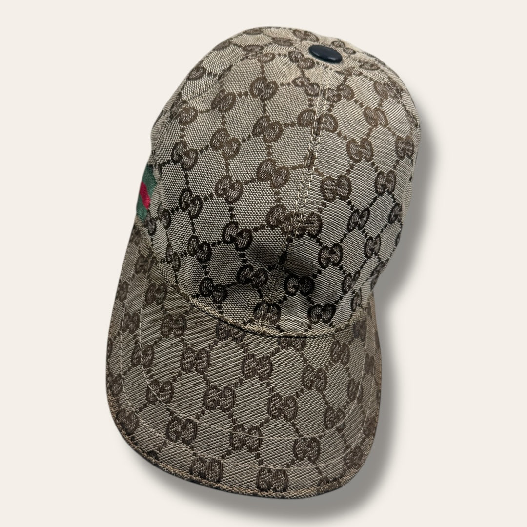 Gucci canvas cap beige - Small