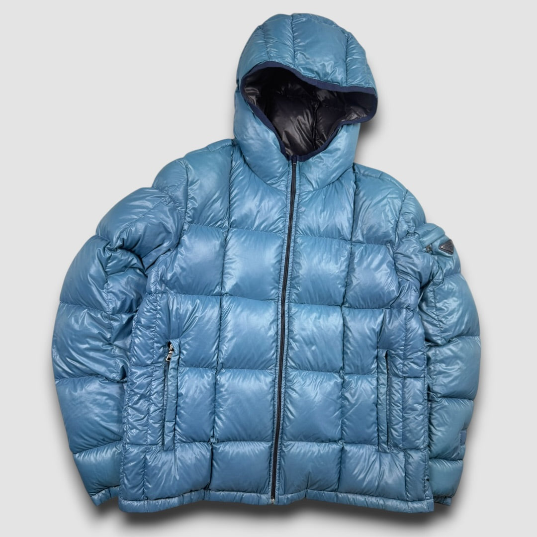 Prada down puffer jacket blue 2012 - Large