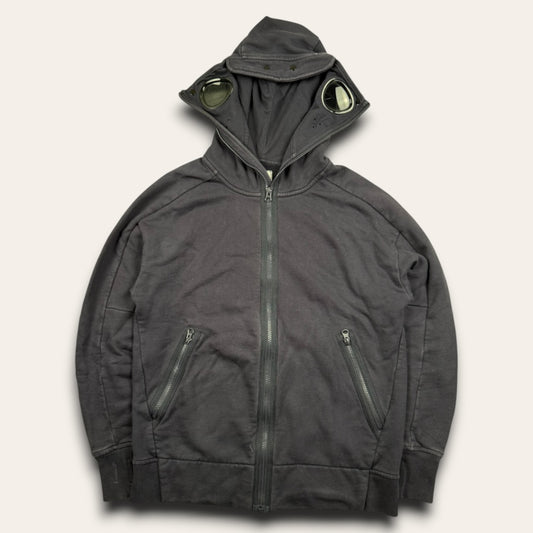 C.P. Company goggle zip-up hoodie navy - Small