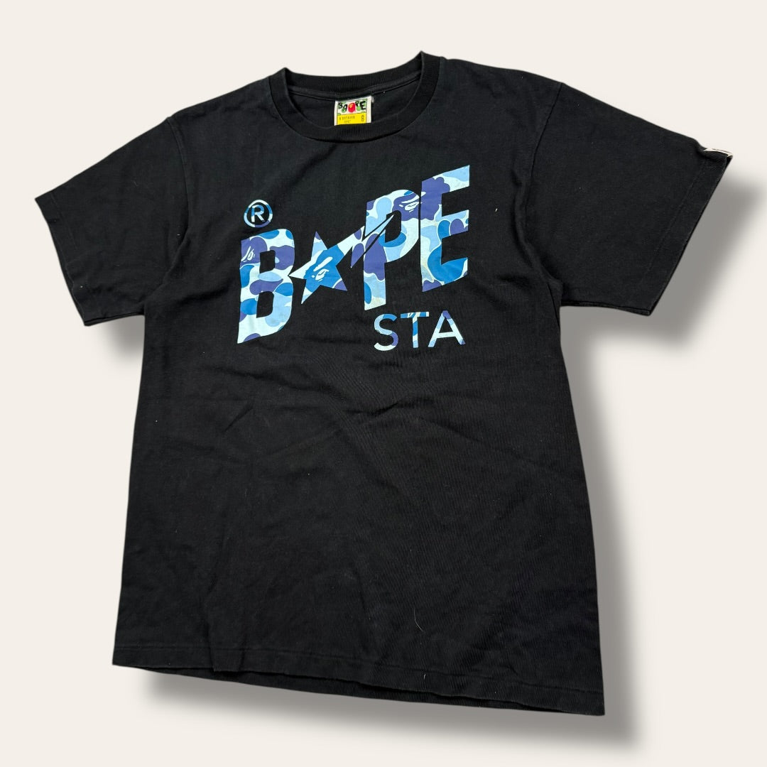 Bape Bapesta tee blue camo - Small