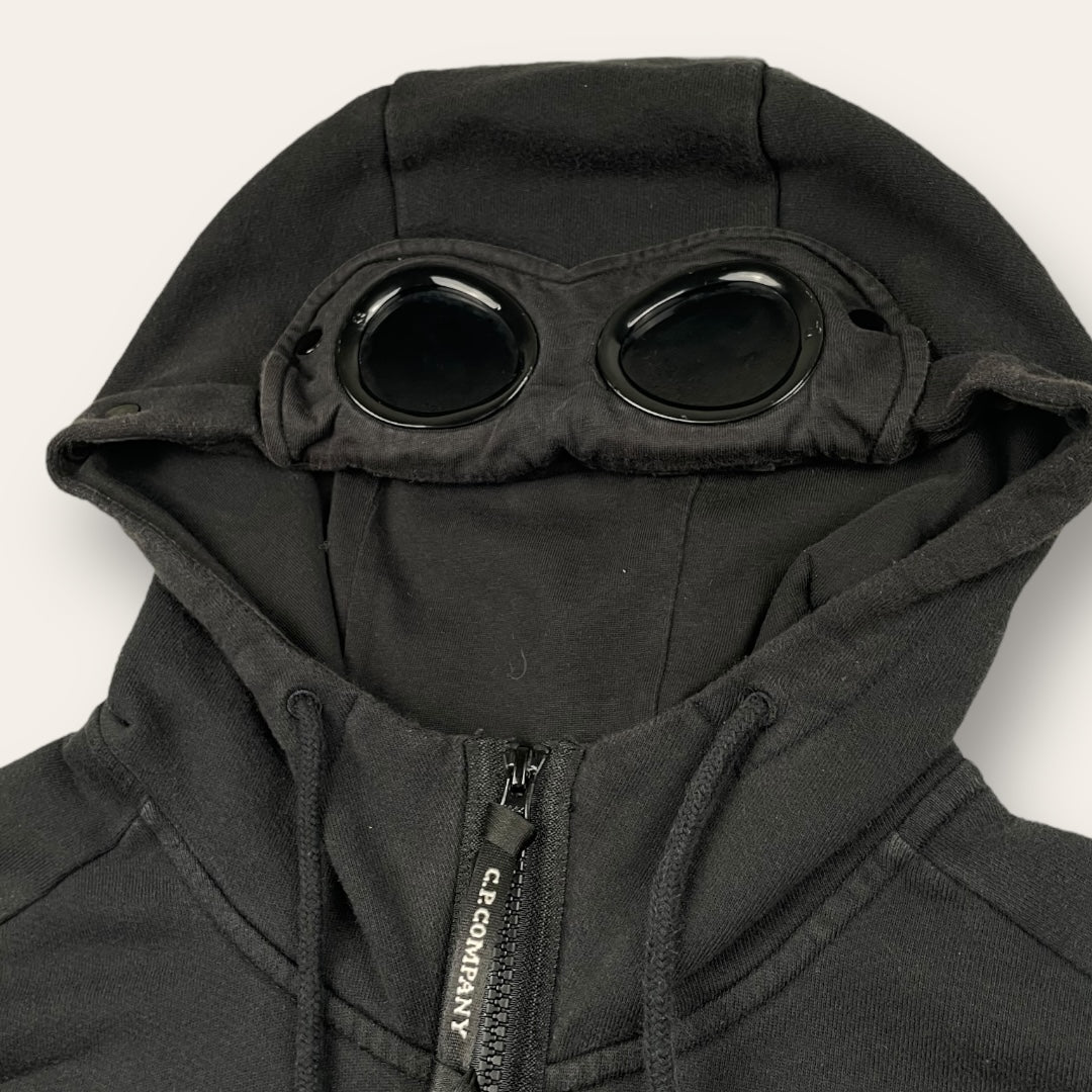 C.P. Company goggle zip-up hoodie black - Extra large