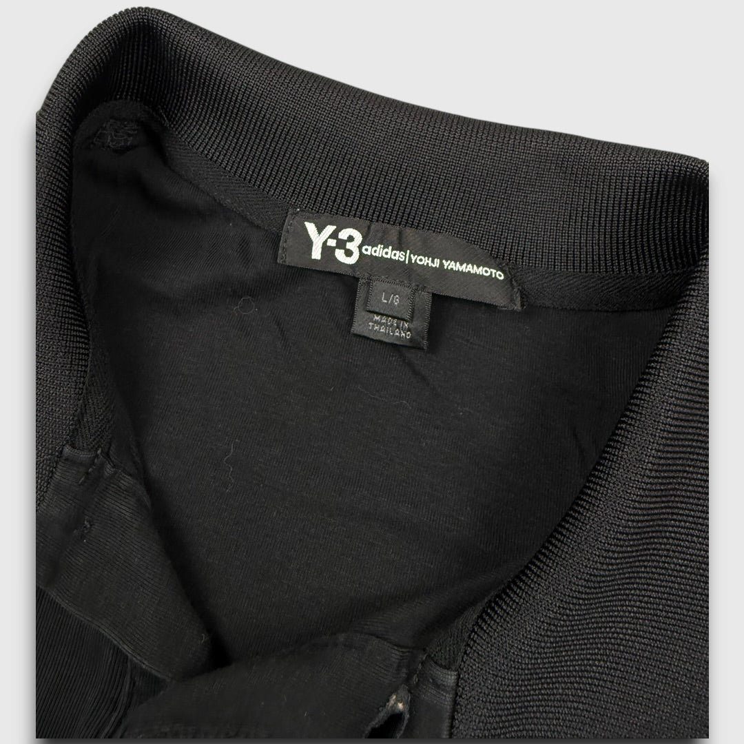 Y-3 adidas poloshirt black - large