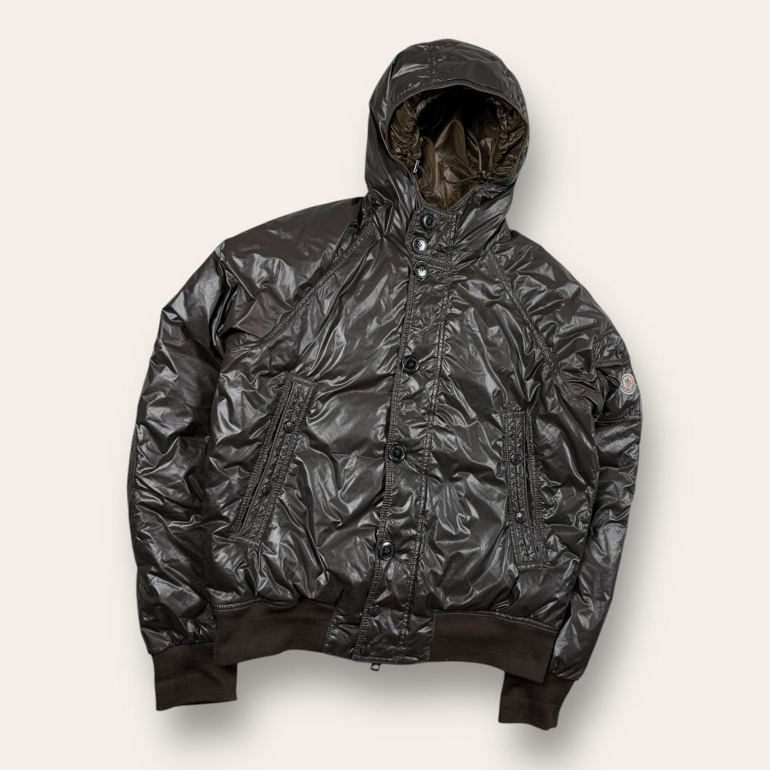 Moncler down jacket brown - Medium