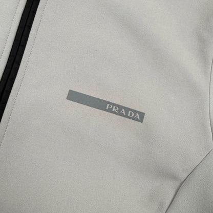 Prada zip up vest women’s grey - Medium
