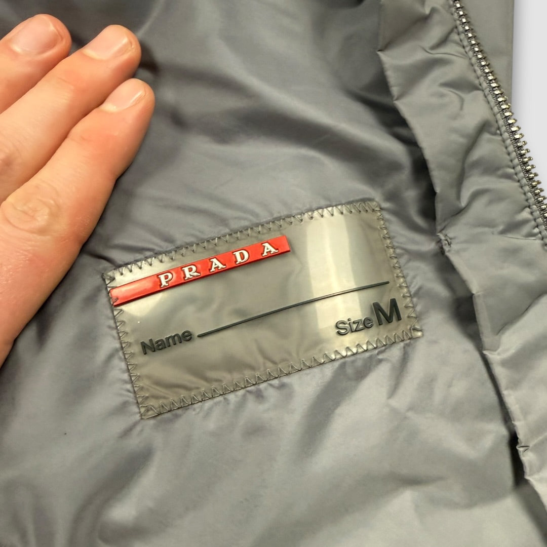Prada nylon windbreaker 2014 grey - Medium
