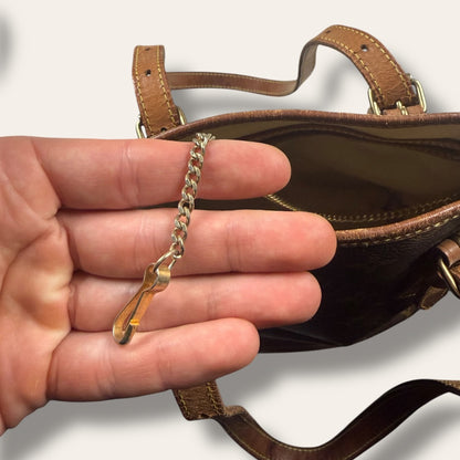 Louis vuitton bucket bag brown