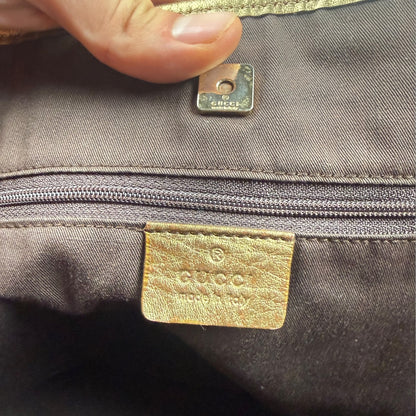 Gucci GG canvas plastific leather