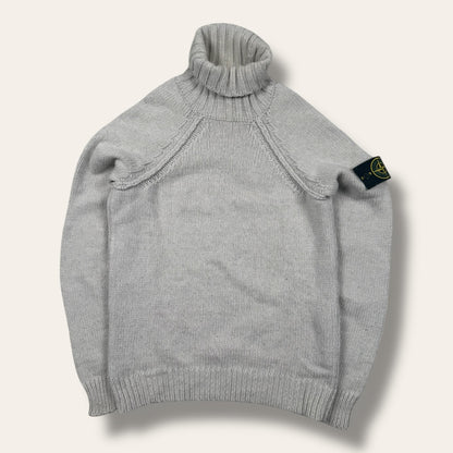 Stone Island turtle neck beige - Small