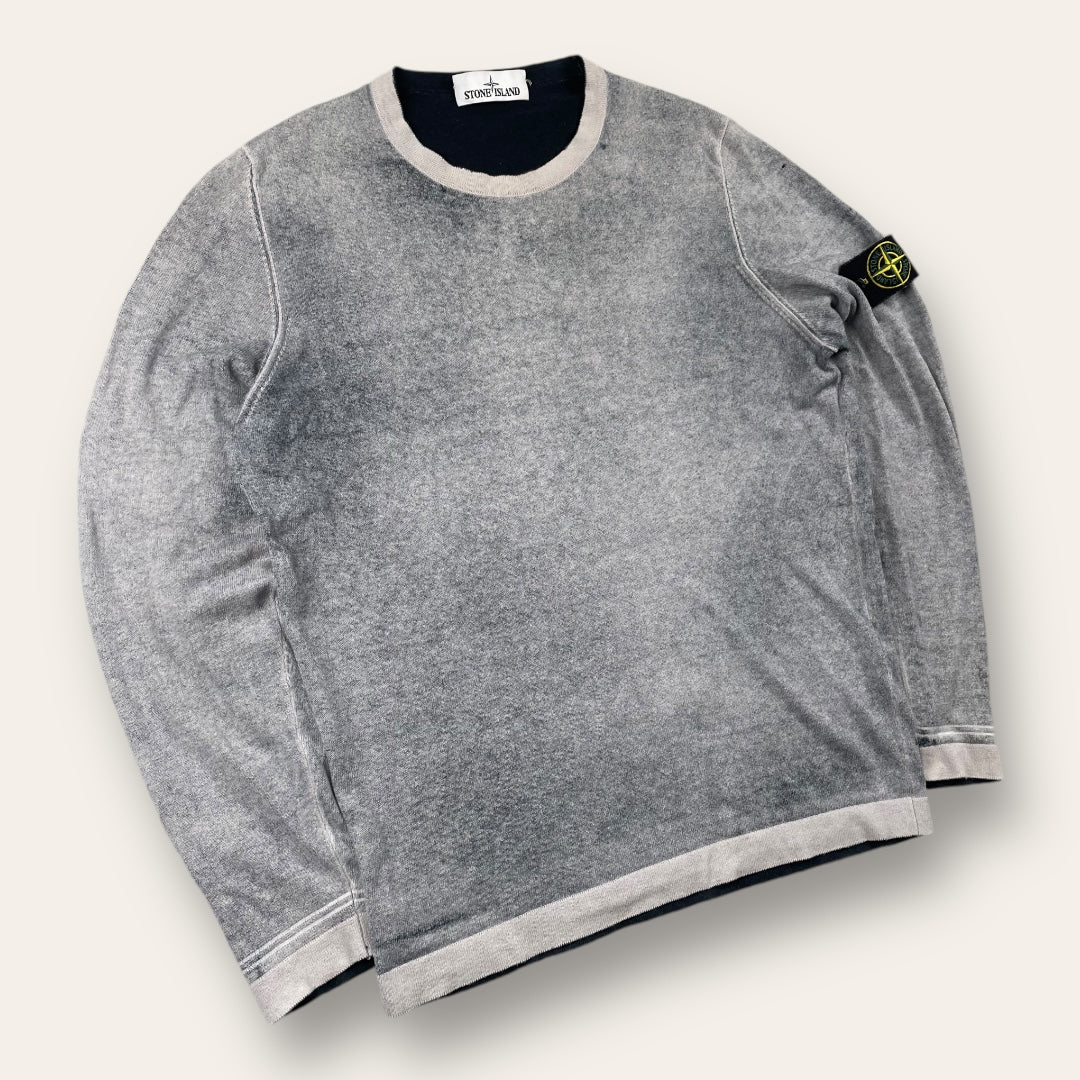 Stone Island sweater faded black - Medium