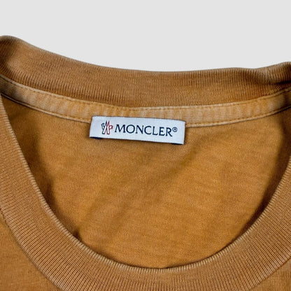 Moncler logo tee camel - Medium