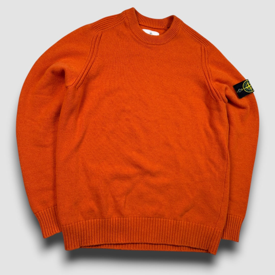 Stone Island knitted sweater orange - Large