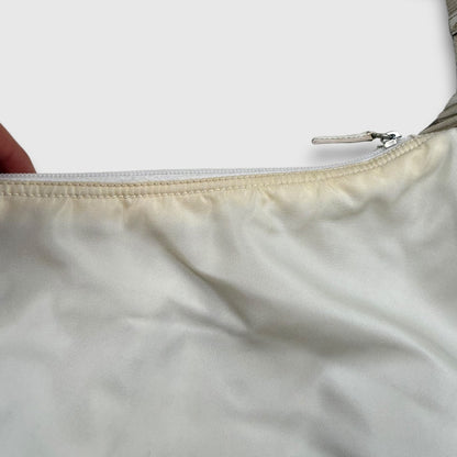 Prada nylon tessuto handbag white