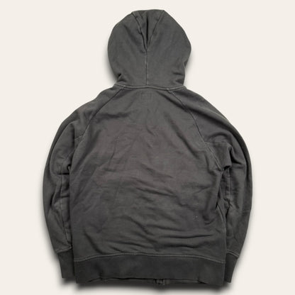 C.P. Company goggle zip-up hoodie navy - Small