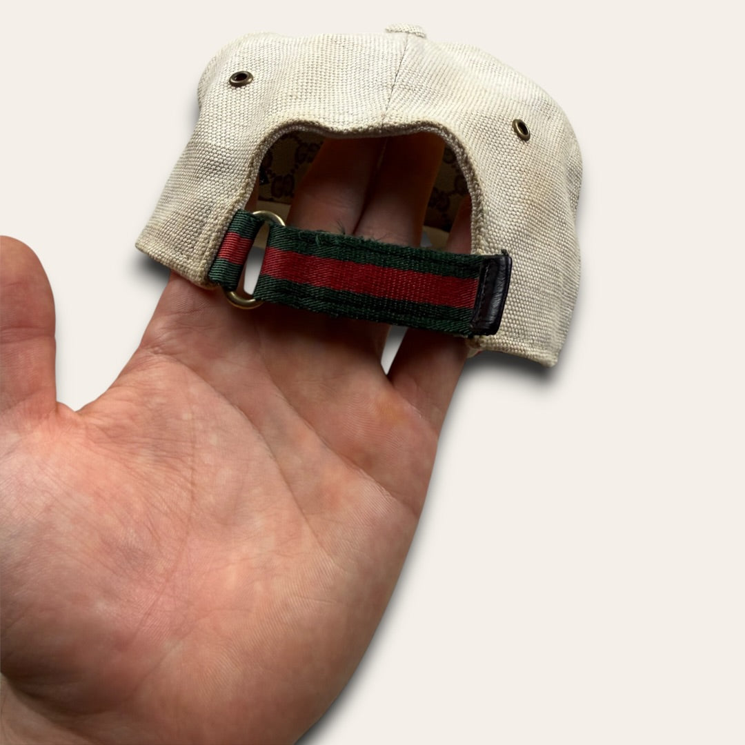 Gucci canvas cap white - Medium