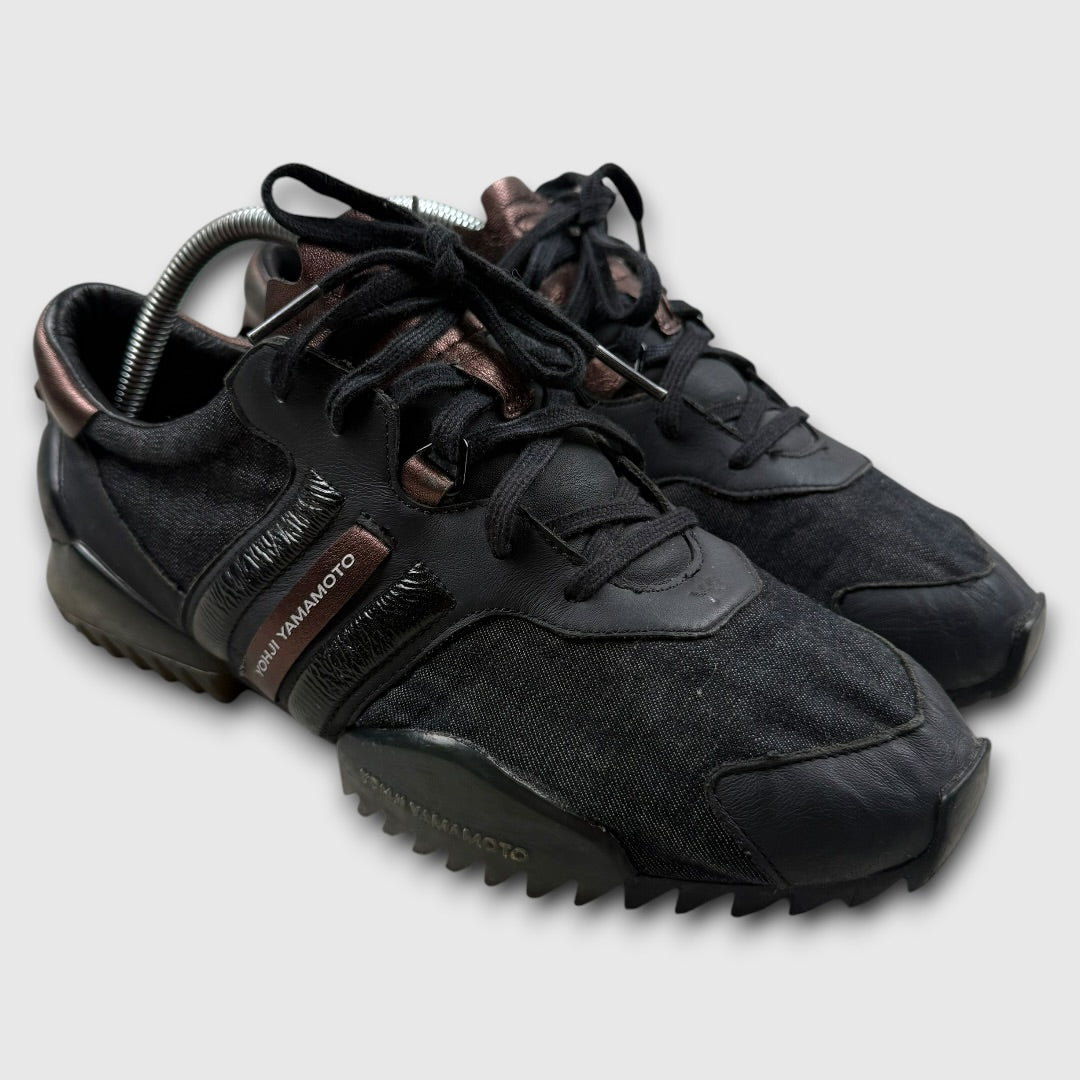 Y-3 low top sneakers black/bronze - 42,5