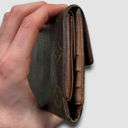 Gucci GG canvas wallet dark green