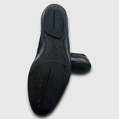 Gucci leather velcro strap shoes black - 42,5