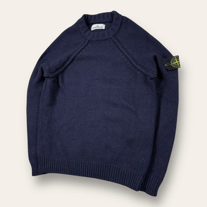 Stone Island knitted sweater navy - Medium