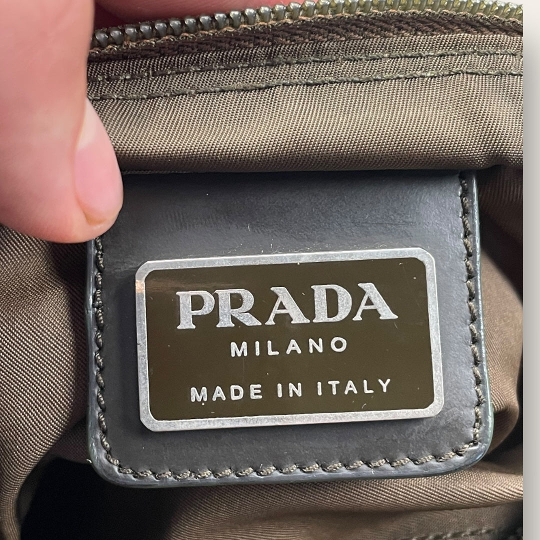 Prada shoulder bag khaki