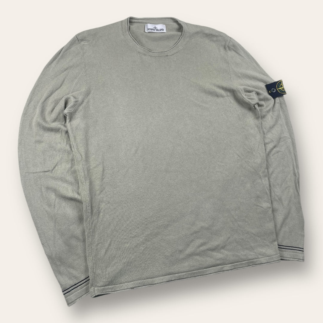 Stone island sweater beige/green - Medium