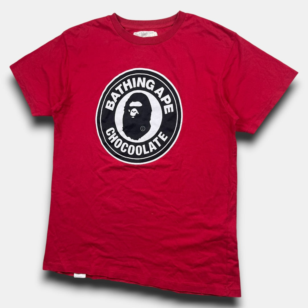 Bape chocolate tee red - Medium