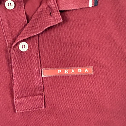 Prada polo burgundy red - Large