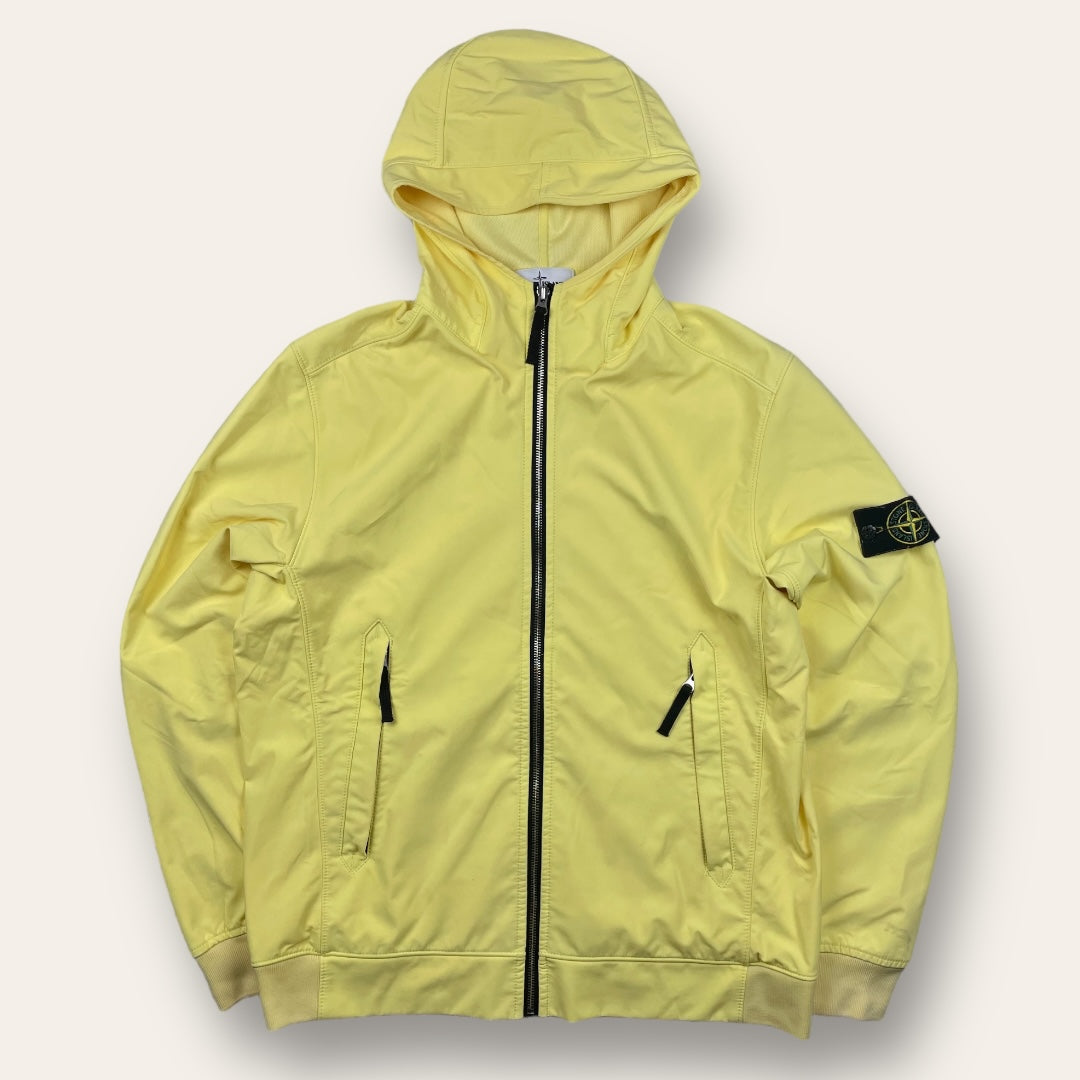 Stone Island light shoft shell-r neon yellow