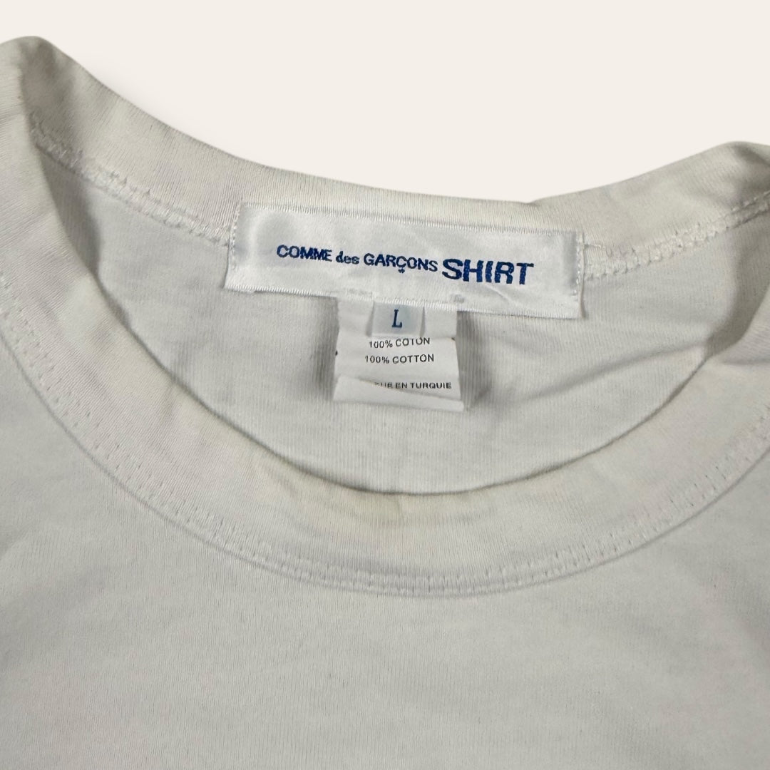 CDG tee white - Large