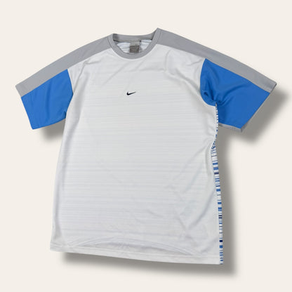 Nike 00’s dri fit tee white/grey - Extra large
