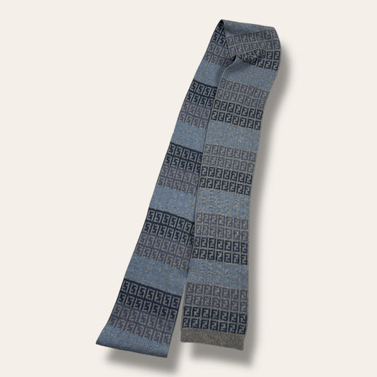 Fendi scarf grey/blue