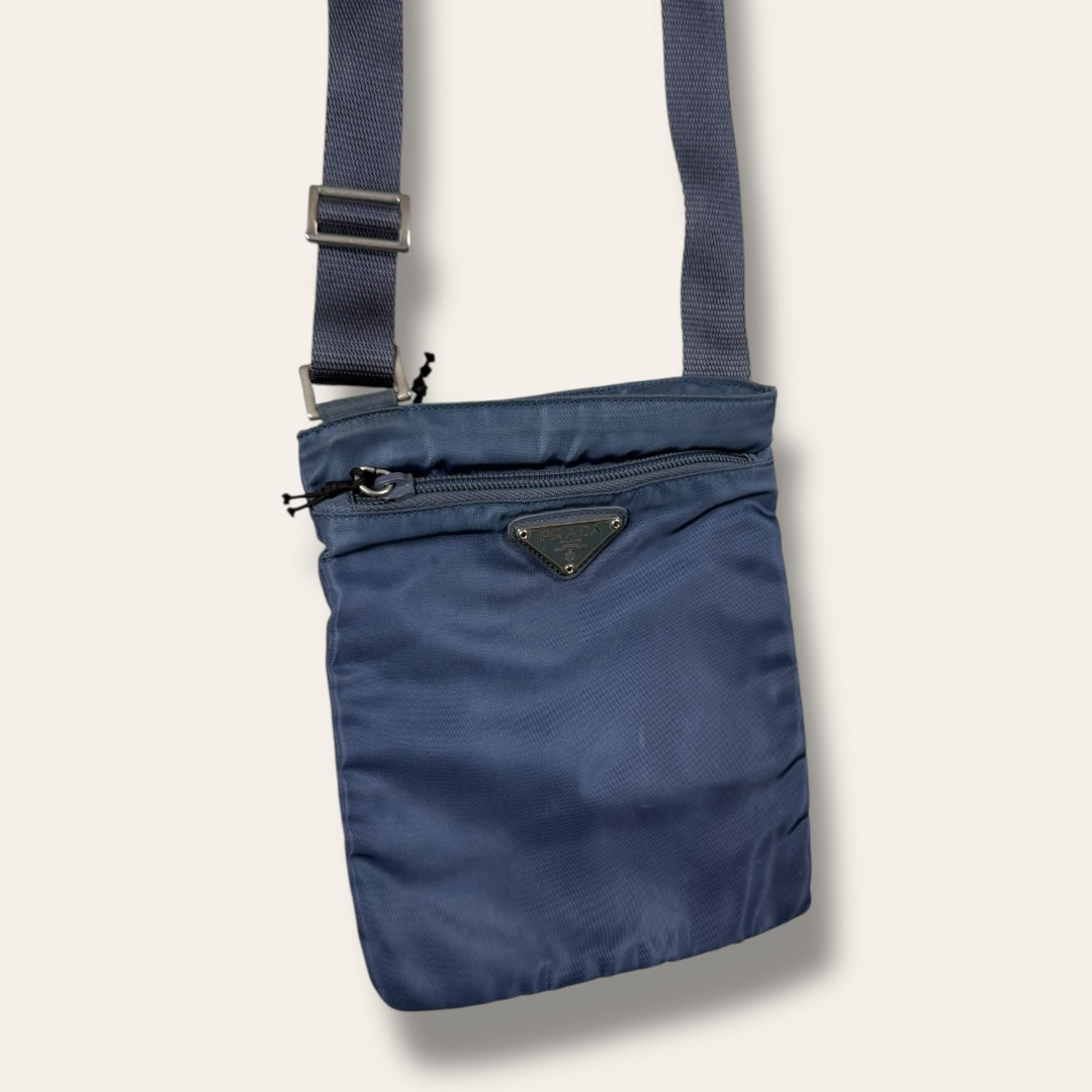 Prada shoulder bag navy