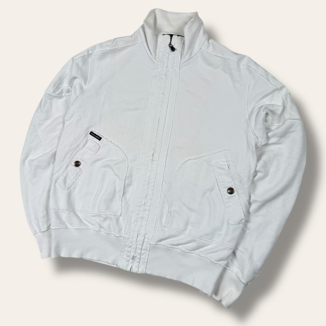 Dolce & Gabbana zip-up vest white - Medium
