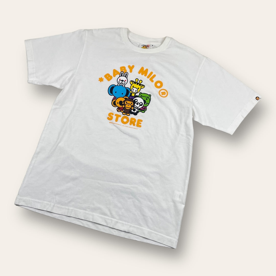 Bape baby milo tee white - Medium