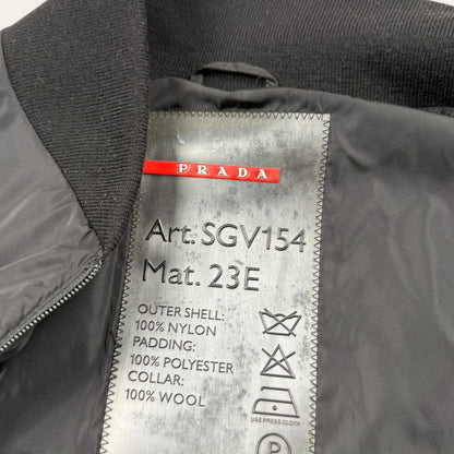 Prada sport bomber jacket black - Large