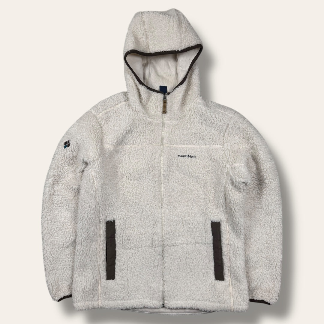 Montbell fleece jacket white - Medium