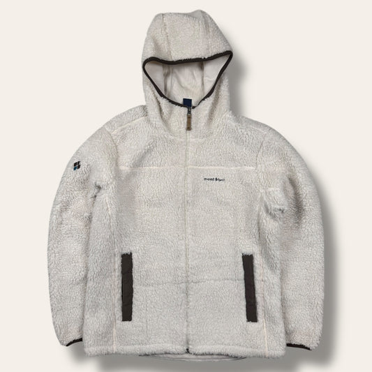 Montbell fleece jacket white - Medium