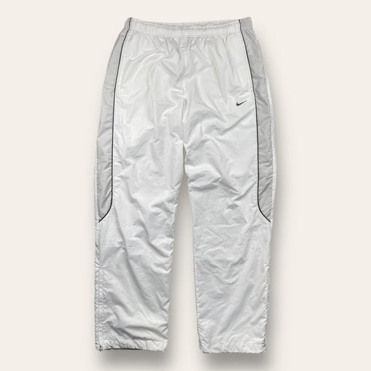 Nike parachute trackpants white - Large