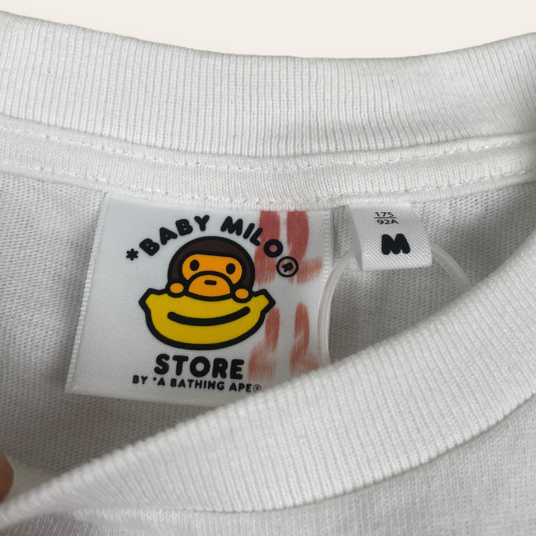 Bape baby milo tee white - Medium