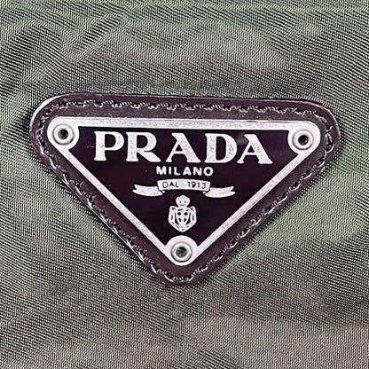 Prada shoulder bag khaki green