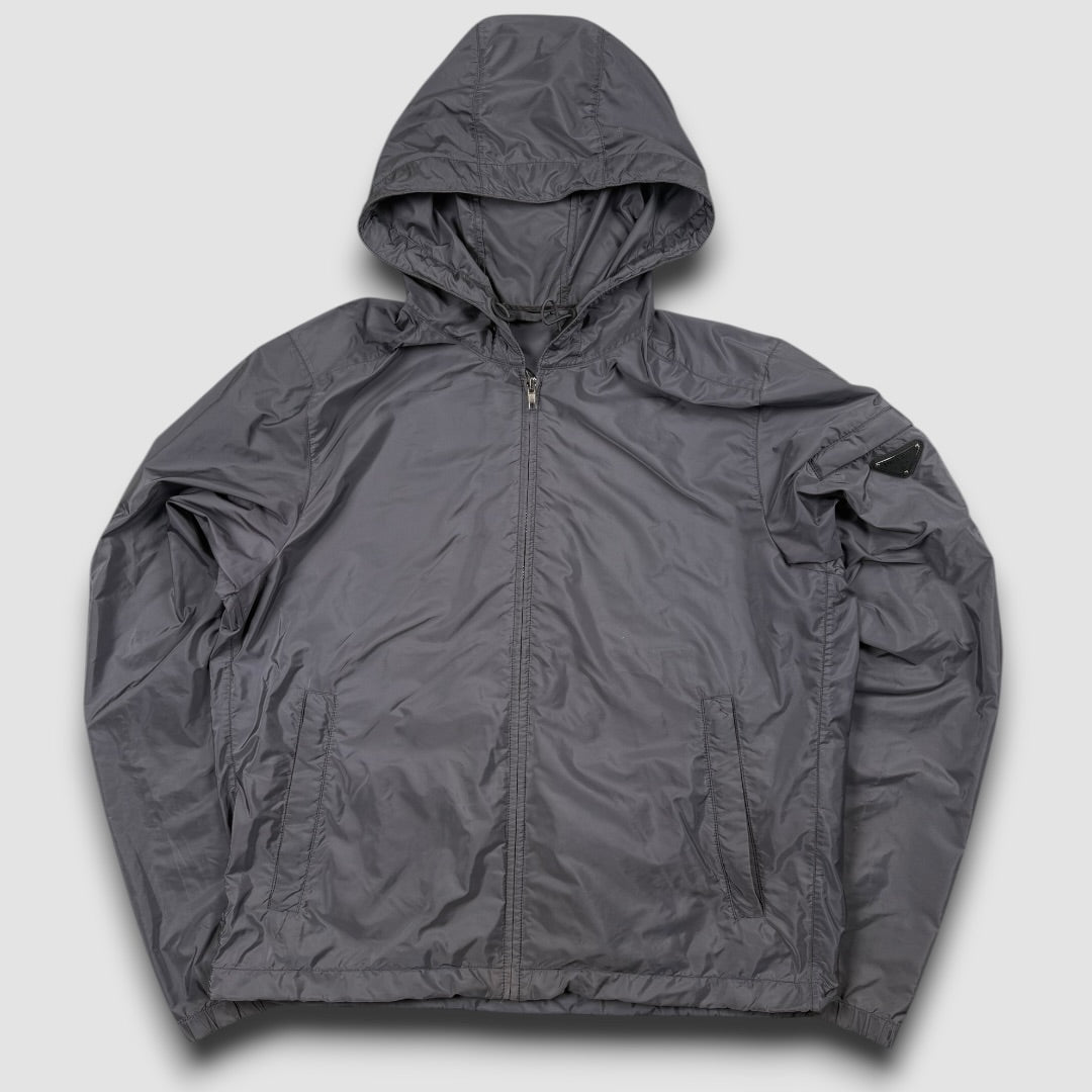 Prada nylon windbreaker 2014 grey - Medium