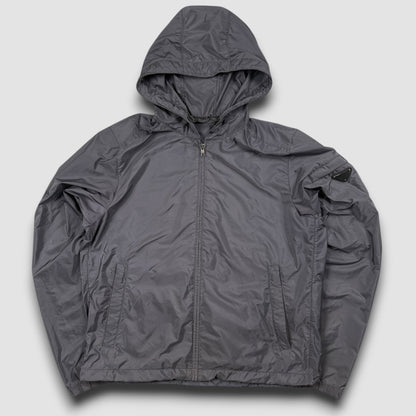 Prada nylon windbreaker 2014 grey - Medium