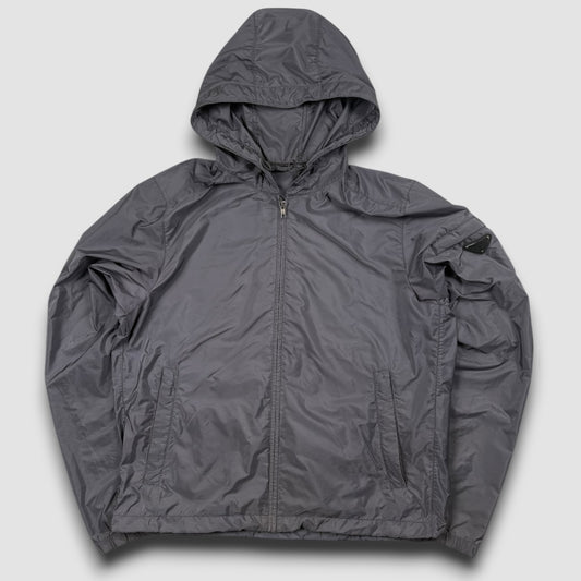 Prada nylon windbreaker 2014 grey - Medium