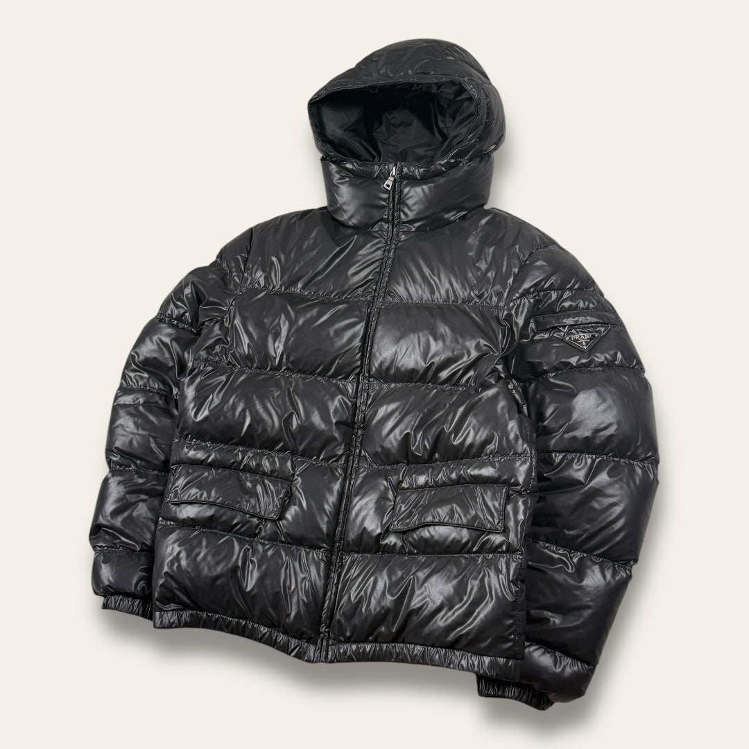 Prada down jacket black - Medium